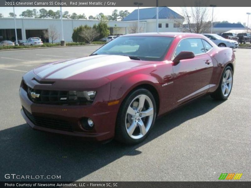 Red Jewel Metallic / Gray 2011 Chevrolet Camaro SS Coupe