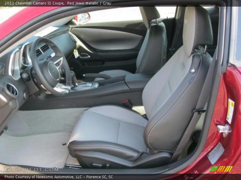Red Jewel Metallic / Gray 2011 Chevrolet Camaro SS Coupe