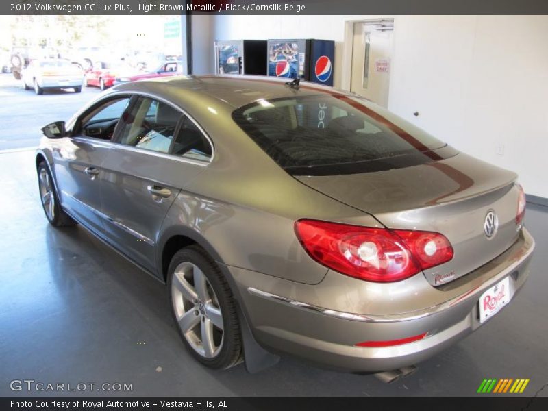Light Brown Metallic / Black/Cornsilk Beige 2012 Volkswagen CC Lux Plus