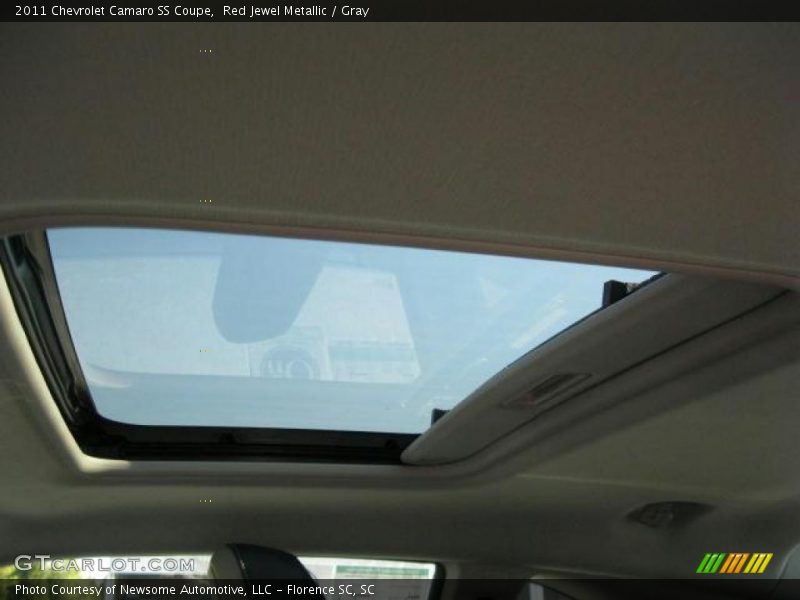 Red Jewel Metallic / Gray 2011 Chevrolet Camaro SS Coupe