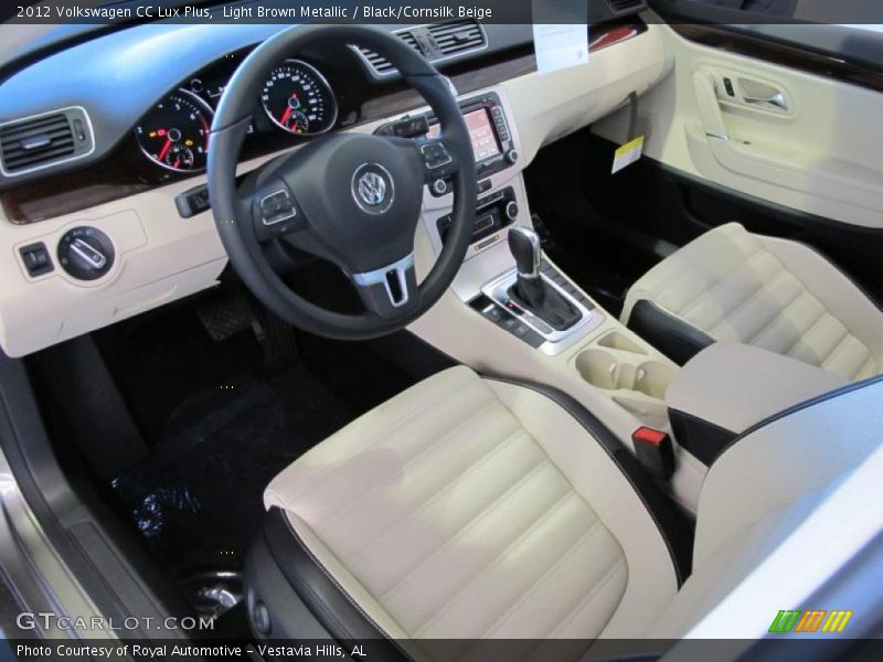  2012 CC Lux Plus Black/Cornsilk Beige Interior