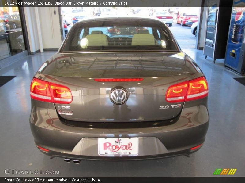 Black Oak Brown Metallic / Cornsilk Beige 2012 Volkswagen Eos Lux