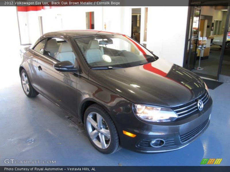 Black Oak Brown Metallic / Cornsilk Beige 2012 Volkswagen Eos Lux