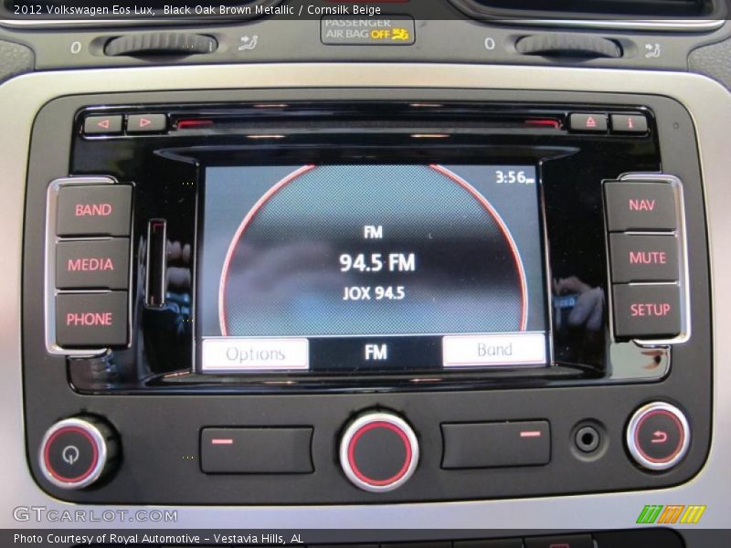 Controls of 2012 Eos Lux