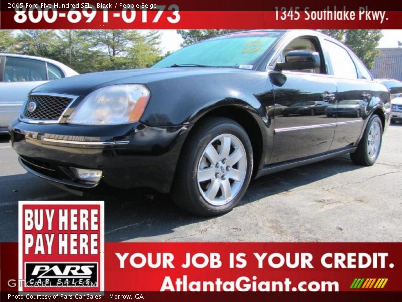 Black / Pebble Beige 2005 Ford Five Hundred SEL