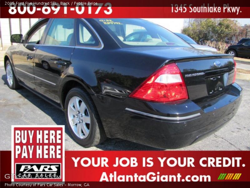 Black / Pebble Beige 2005 Ford Five Hundred SEL