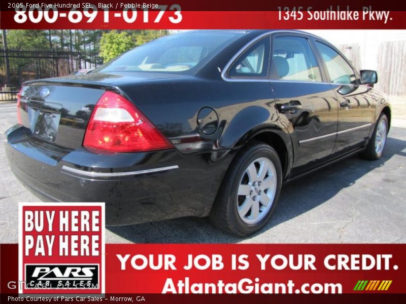 Black / Pebble Beige 2005 Ford Five Hundred SEL