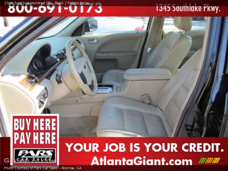 Black / Pebble Beige 2005 Ford Five Hundred SEL