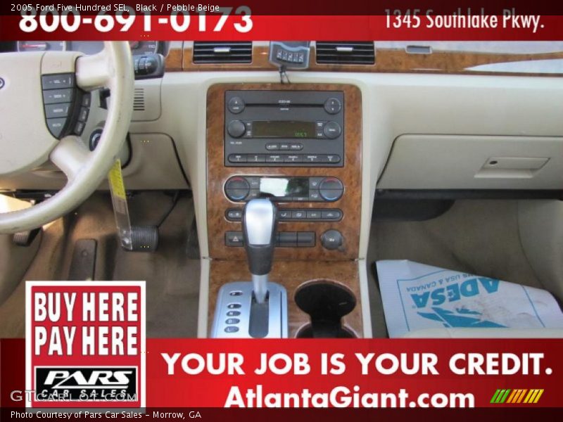 Black / Pebble Beige 2005 Ford Five Hundred SEL