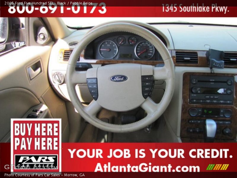 Black / Pebble Beige 2005 Ford Five Hundred SEL