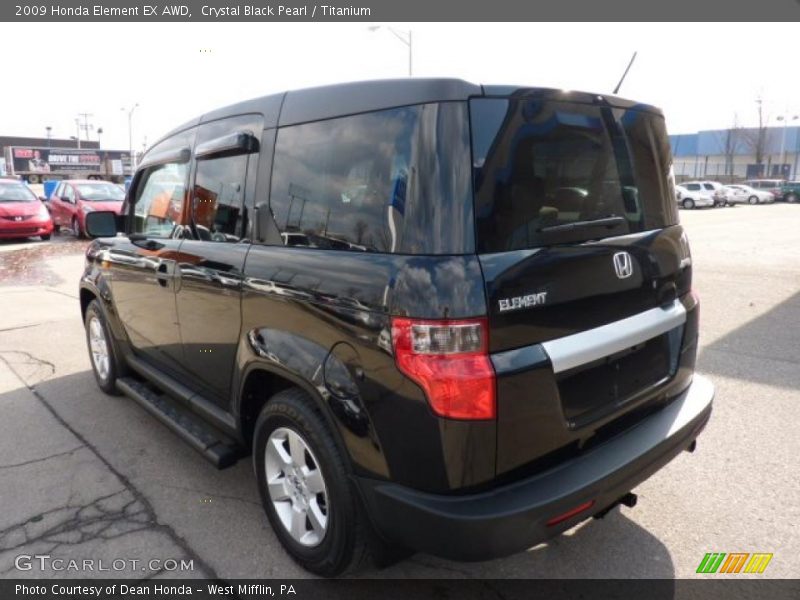 Crystal Black Pearl / Titanium 2009 Honda Element EX AWD