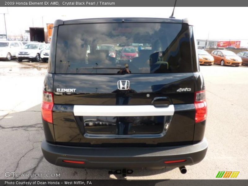 Crystal Black Pearl / Titanium 2009 Honda Element EX AWD