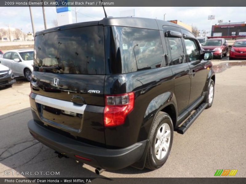 Crystal Black Pearl / Titanium 2009 Honda Element EX AWD
