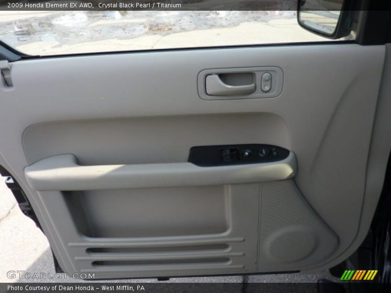 Crystal Black Pearl / Titanium 2009 Honda Element EX AWD