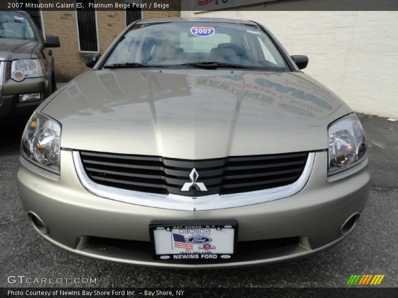 Platinum Beige Pearl / Beige 2007 Mitsubishi Galant ES