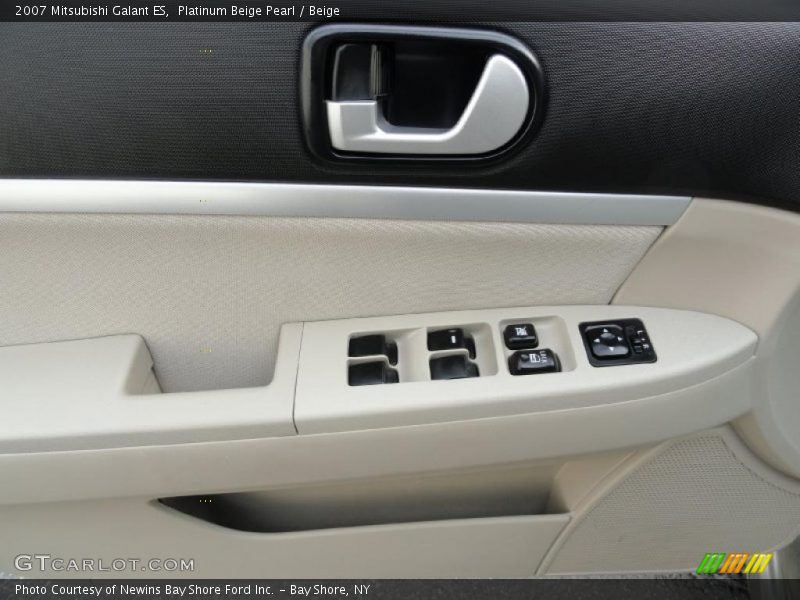 Platinum Beige Pearl / Beige 2007 Mitsubishi Galant ES