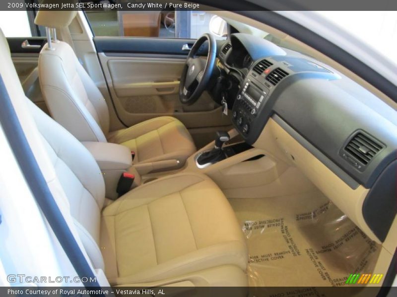  2009 Jetta SEL SportWagen Pure Beige Interior