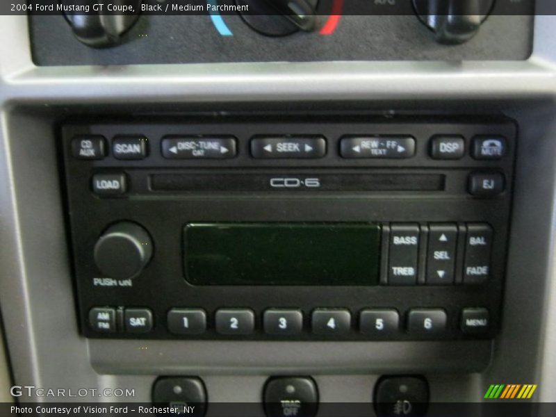 Black / Medium Parchment 2004 Ford Mustang GT Coupe