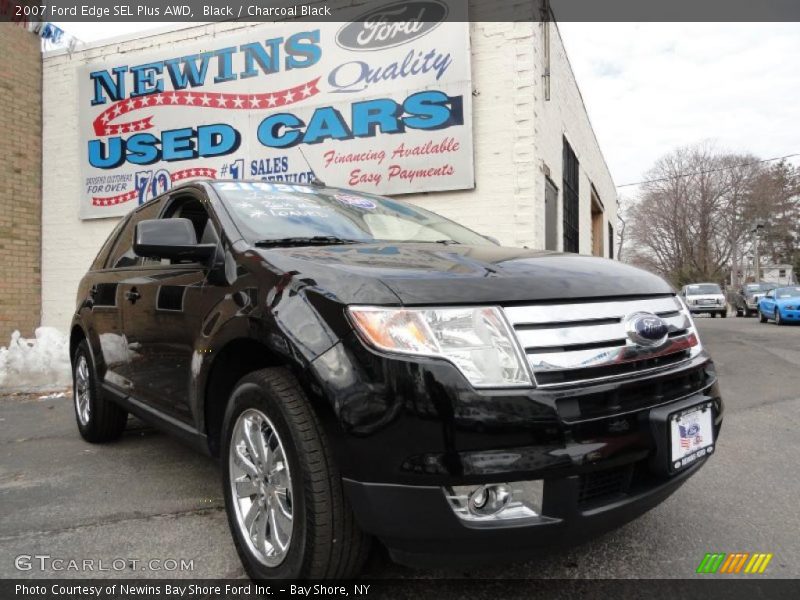 Black / Charcoal Black 2007 Ford Edge SEL Plus AWD