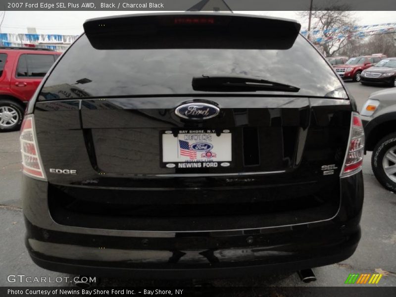 Black / Charcoal Black 2007 Ford Edge SEL Plus AWD