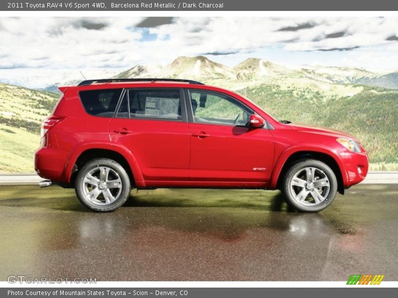 Barcelona Red Metallic / Dark Charcoal 2011 Toyota RAV4 V6 Sport 4WD