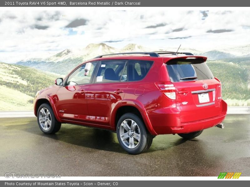 Barcelona Red Metallic / Dark Charcoal 2011 Toyota RAV4 V6 Sport 4WD