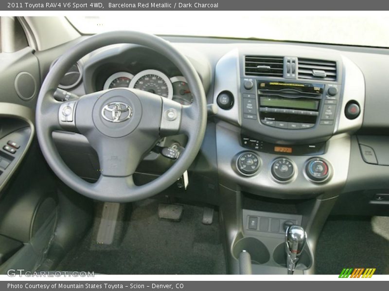 Barcelona Red Metallic / Dark Charcoal 2011 Toyota RAV4 V6 Sport 4WD