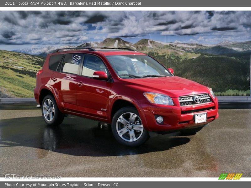 Barcelona Red Metallic / Dark Charcoal 2011 Toyota RAV4 V6 Sport 4WD