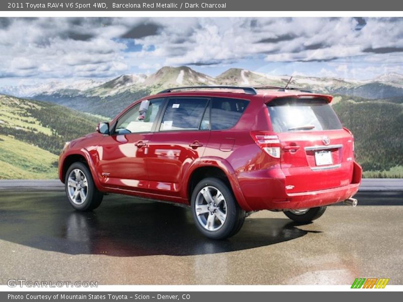 Barcelona Red Metallic / Dark Charcoal 2011 Toyota RAV4 V6 Sport 4WD