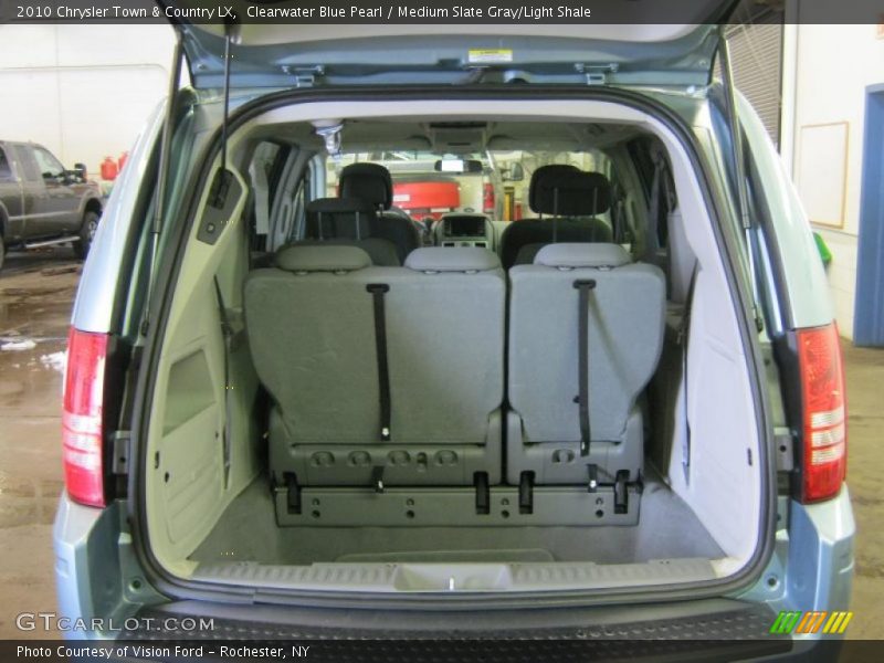 Clearwater Blue Pearl / Medium Slate Gray/Light Shale 2010 Chrysler Town & Country LX