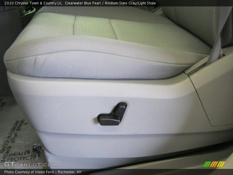 Clearwater Blue Pearl / Medium Slate Gray/Light Shale 2010 Chrysler Town & Country LX