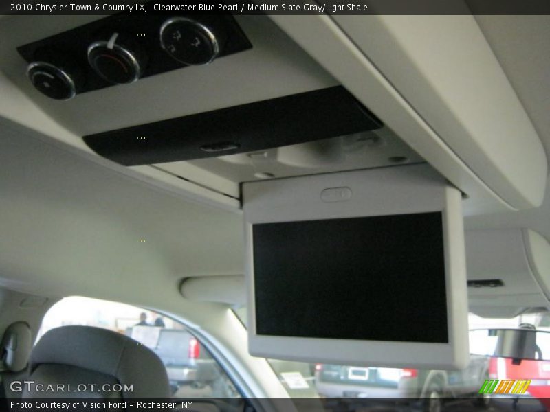 Clearwater Blue Pearl / Medium Slate Gray/Light Shale 2010 Chrysler Town & Country LX