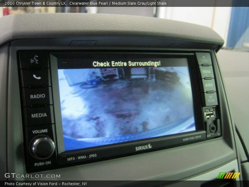 Clearwater Blue Pearl / Medium Slate Gray/Light Shale 2010 Chrysler Town & Country LX