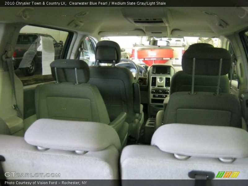 Clearwater Blue Pearl / Medium Slate Gray/Light Shale 2010 Chrysler Town & Country LX