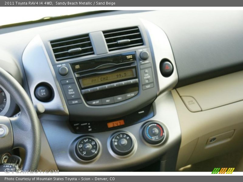 Controls of 2011 RAV4 I4 4WD