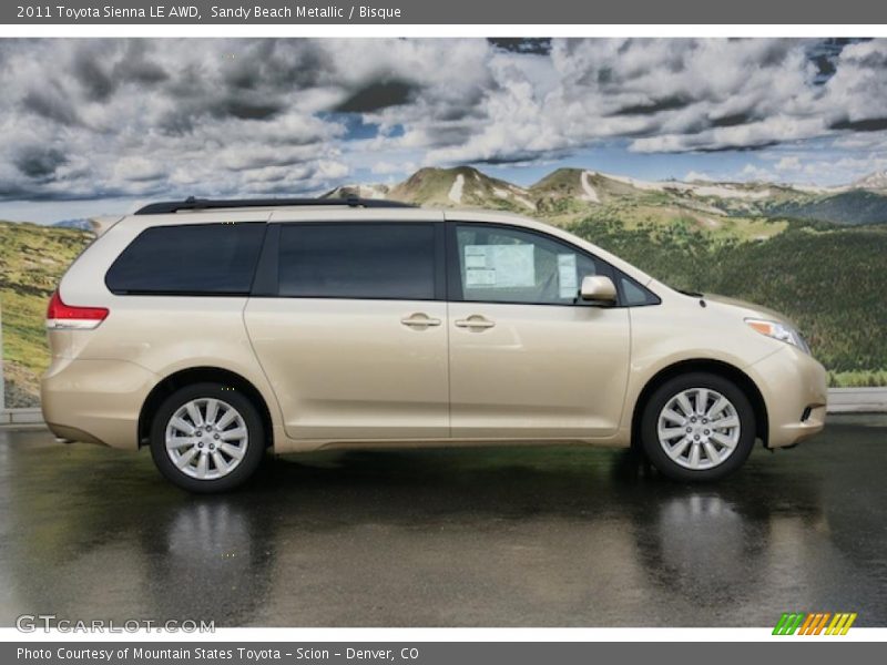  2011 Sienna LE AWD Sandy Beach Metallic