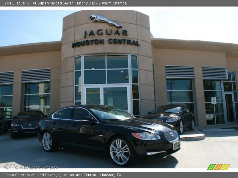 Ebony Black / Warm Charcoal 2011 Jaguar XF XF Supercharged Sedan