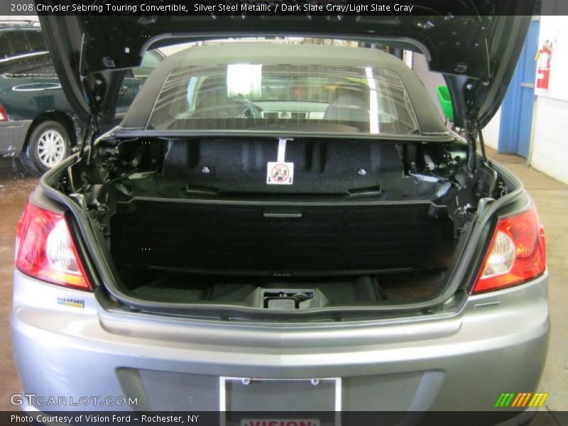 Silver Steel Metallic / Dark Slate Gray/Light Slate Gray 2008 Chrysler Sebring Touring Convertible