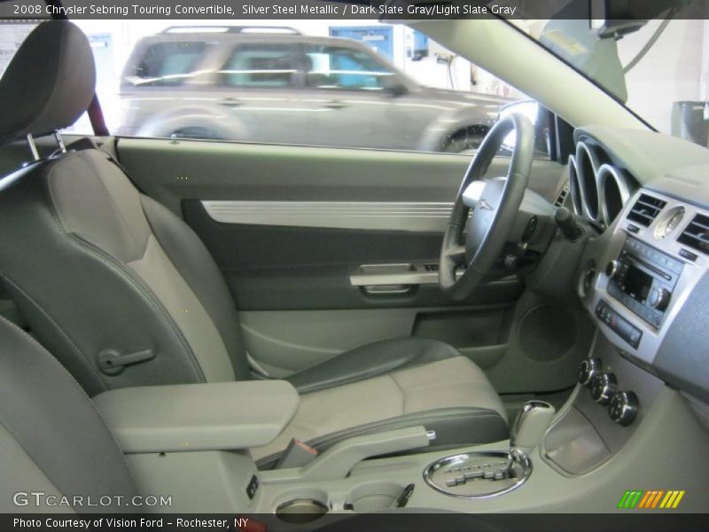 Silver Steel Metallic / Dark Slate Gray/Light Slate Gray 2008 Chrysler Sebring Touring Convertible