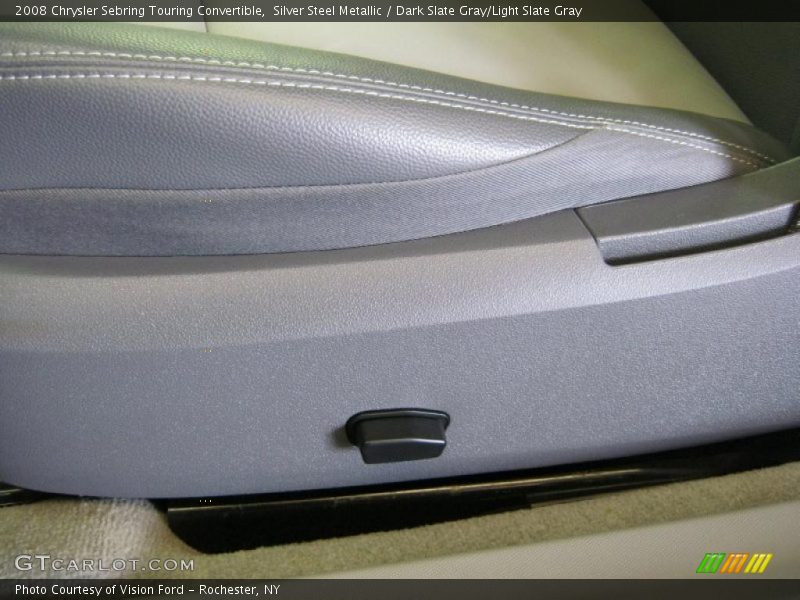 Silver Steel Metallic / Dark Slate Gray/Light Slate Gray 2008 Chrysler Sebring Touring Convertible