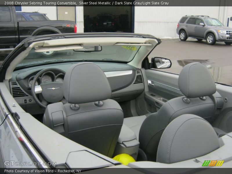 Silver Steel Metallic / Dark Slate Gray/Light Slate Gray 2008 Chrysler Sebring Touring Convertible