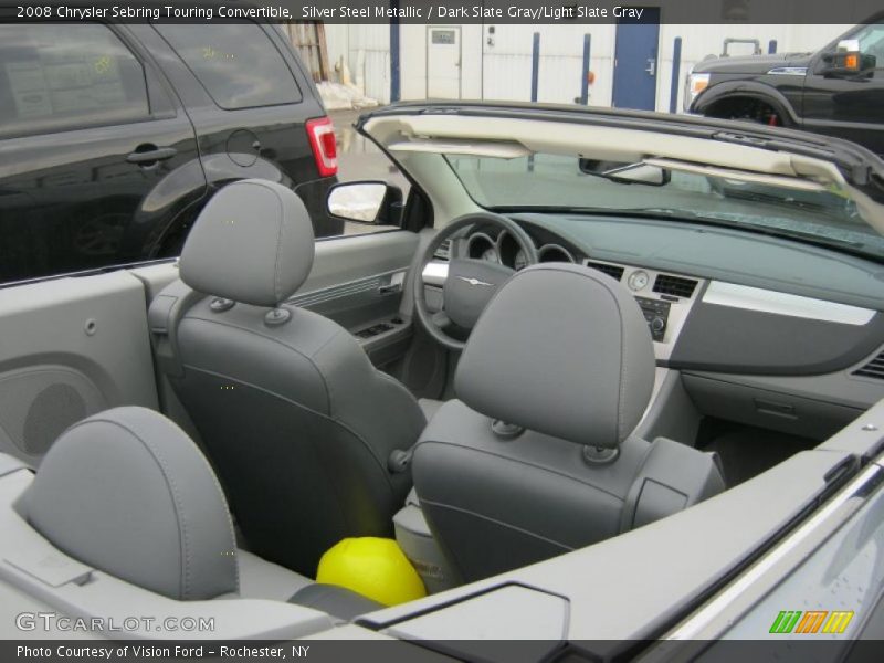 Silver Steel Metallic / Dark Slate Gray/Light Slate Gray 2008 Chrysler Sebring Touring Convertible