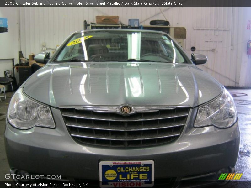 Silver Steel Metallic / Dark Slate Gray/Light Slate Gray 2008 Chrysler Sebring Touring Convertible