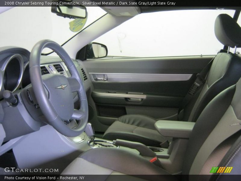 Silver Steel Metallic / Dark Slate Gray/Light Slate Gray 2008 Chrysler Sebring Touring Convertible