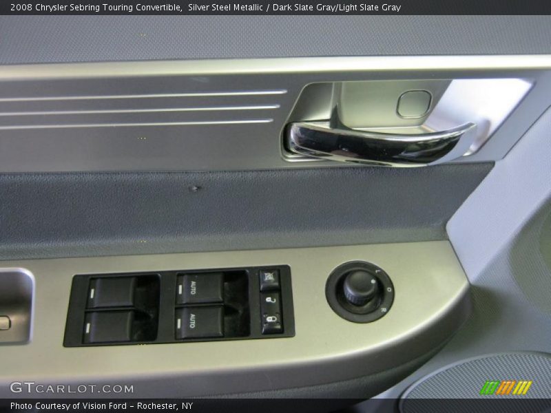 Silver Steel Metallic / Dark Slate Gray/Light Slate Gray 2008 Chrysler Sebring Touring Convertible