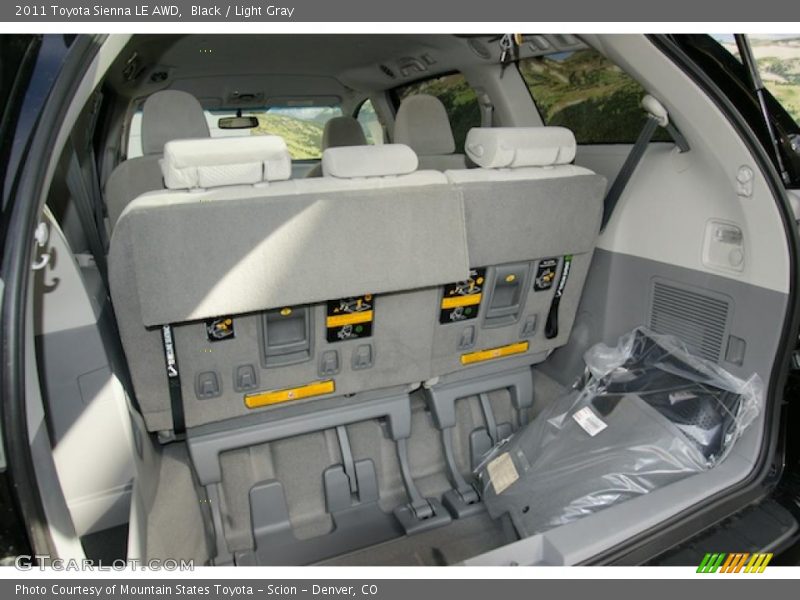  2011 Sienna LE AWD Trunk