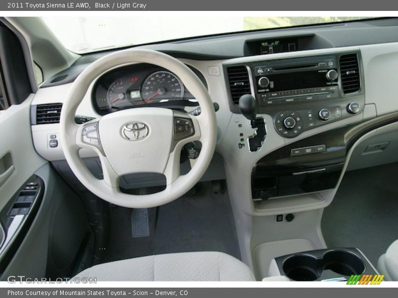 Dashboard of 2011 Sienna LE AWD
