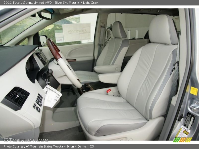  2011 Sienna Limited AWD Light Gray Interior