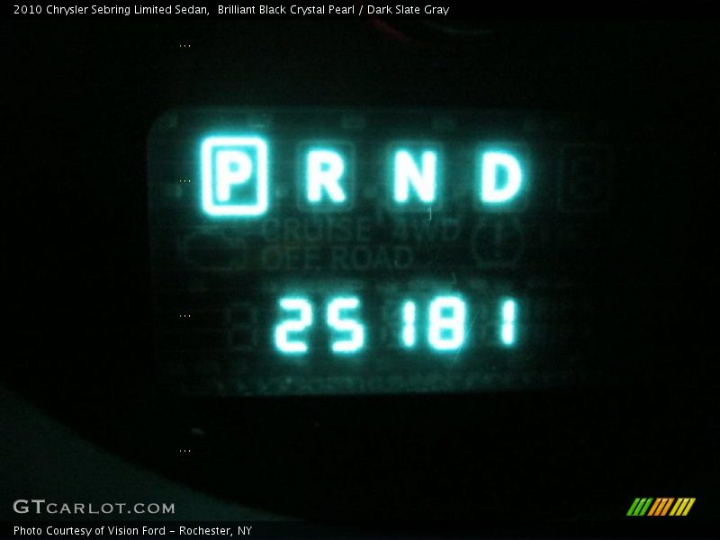 Brilliant Black Crystal Pearl / Dark Slate Gray 2010 Chrysler Sebring Limited Sedan