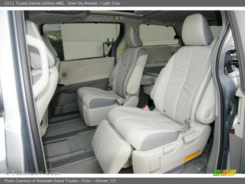  2011 Sienna Limited AWD Light Gray Interior